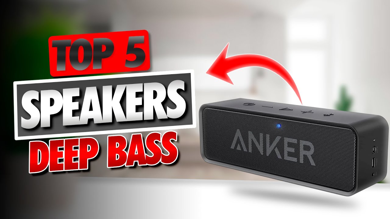 🔥 Top 5 Best BLUETOOTH SPEAKERS with Deep Bass on Amazon [2025] ✅ [Cheap] Portable / Waterproof
