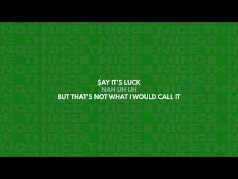JORDY - NICE THINGS - Official Lyric Video