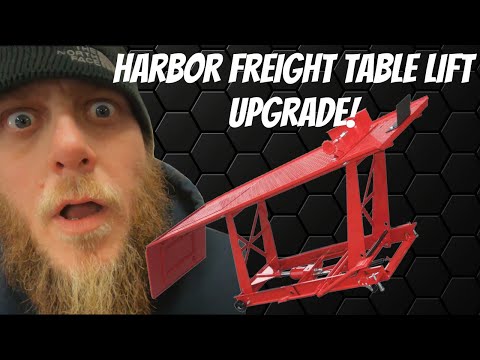 Harbor Freight Motorcycle Table Lift Upgrades!!