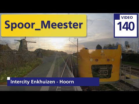 (4K) #Railway #Cabview #trein #train #4k | Rij mee met de #machinist van Enkhuizen naar Hoorn (140)