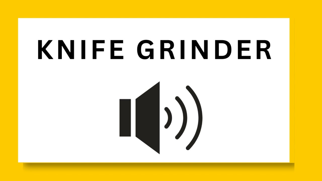 Knife Grinder Sound Effect | Knife Sharpening Grinder SFX - Download on Patreon