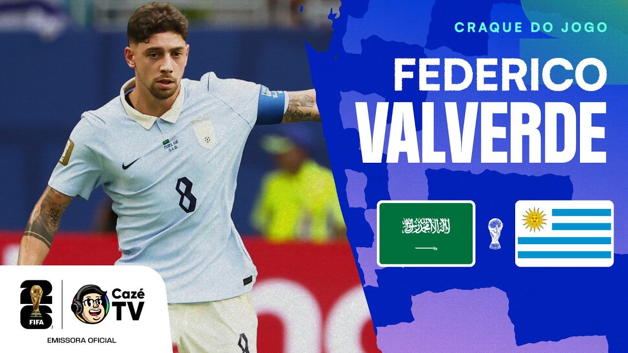 COMANDOU O TIME! TODOS OS LANCES DE VALVERDE EM ÁRABIA SAUDITA X URUGUAI | COPA DO MUNDO | 1ª RODADA