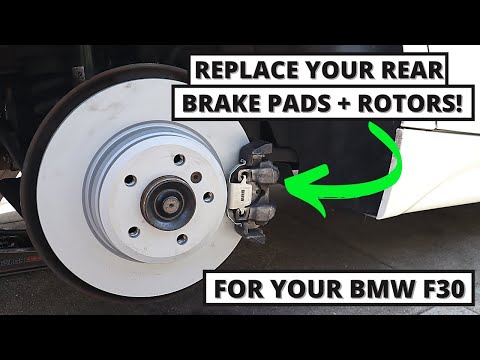 BMW F30 Rear Brake Pad + Rotor Replacement