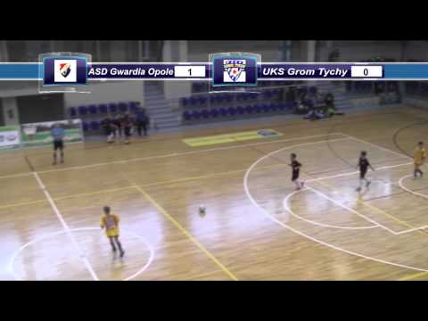 Turniej Tychy Cup 2012. ASD Gwardia Opole - UKS Grom Tychy.
