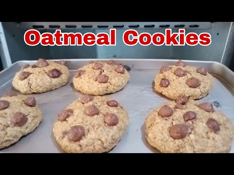 HOW TO MAKE OATMEAL COOKIES USING OVEN TOASTER