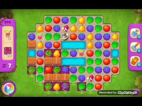 GardenScapes level 898. No boosters. (Version 2023 in description)