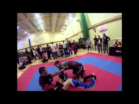 ISKA MMA British Championships 2015 Joel Haythorn vs Mike Smallbones