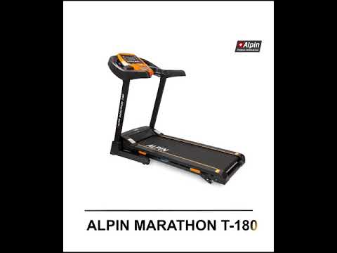 фото электрическая беговая дорожка alpin marathon t180 white 0