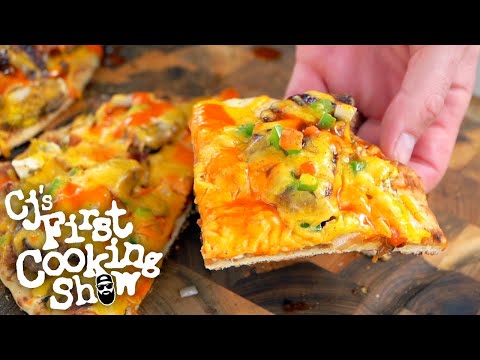 Eggs. Bacon. Sausage. On a Breakfast Pizza. | CJ's First Cooking Show | Blackstone Griddle