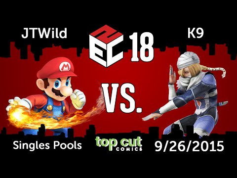E2C 18 Singles (Pools): JTWild (Mario) + K9 (Sheik)