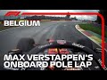 Max Verstappen's Onboard Pole Lap | 2021 Belgium Grand Prix | Pirelli