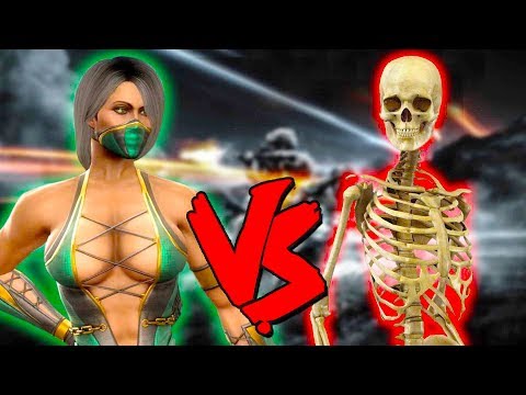 Jade Vs Skeleton Army - Epic Battle - Mortal Kombat Costume Skin Mod