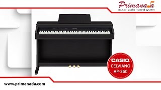 Video thumbnail for Casio AP-260 Celviano Digital Piano by Primanada Audio