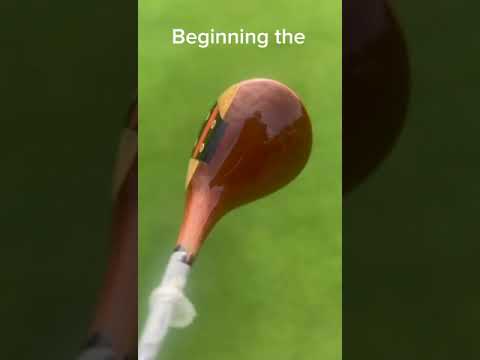 Refurbishing a Gary Player persimmon wood
