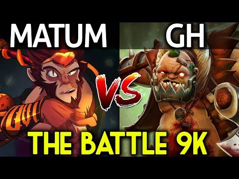 MATUMBAMAN [Monkey King] vs GH [Pudge] Dota 2 - The Battle 9k | NEW SEASON RANKED