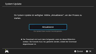 Nintendo Switch Firmware-Update (Version 1310)