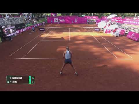 Renata Jamrichova (SVK) vs Pia Lovric [WC] (SLO) // 6-4 6-2 // W125 Ljubljana // 1st Round