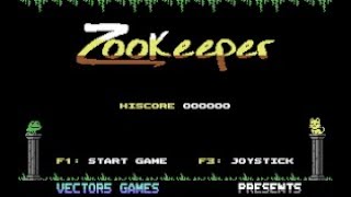 Commodore 64 Longplay (Vector5 Games) Zookeeper 2025