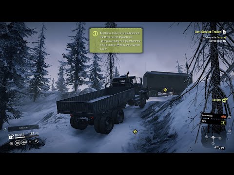 SnowRunner Walkthrough Part 38 - Lost Service Trailer