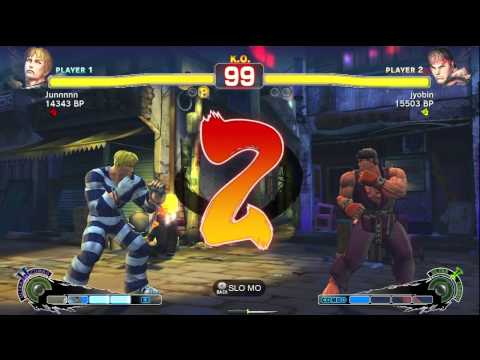 jyobin [Ryu] vs Junnnnn [Cody] SSF4 Japanese Online Ranked Matches - TRUE-HD