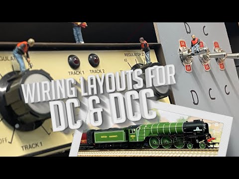 Wiring a model railway layout for DC and DCC running #ooscale #modelrailway #hornby