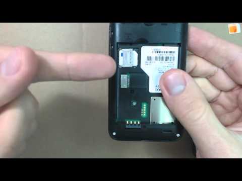 Alcatel One Touch Evolve 2 - How to put sim card
