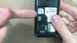 Alcatel One Touch Evolve 2 - How to put sim card