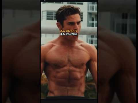 ZAC EFRON’S AB WORKOUT😳#bernardorebeil #zacefron #abs #absworkout #abworkout