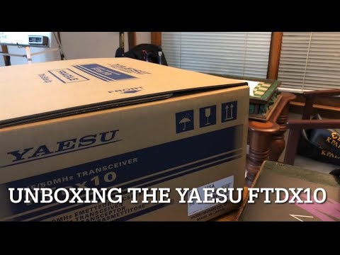 Unboxing the Yaesu FTdx10 (Video #1 in this series) #yaesu #hamradio #ftx10
