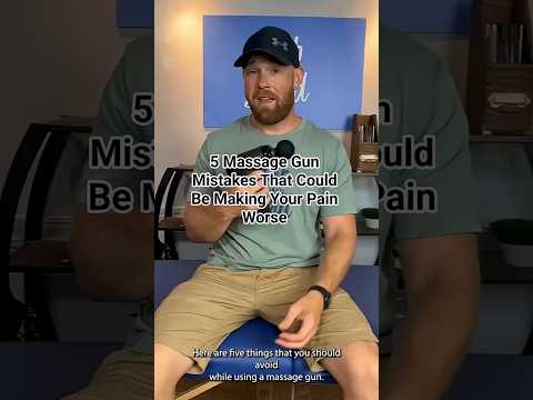 Anatomie & Behandlungswissen Videos – Interaktives Nachschlagewerk für Physio, Massage, Therapie 3 5 Massage Gun Mistakes That Could Be Making Your Pain Worse