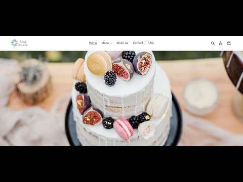 Sini Bakes - Minimal theme - Shopify