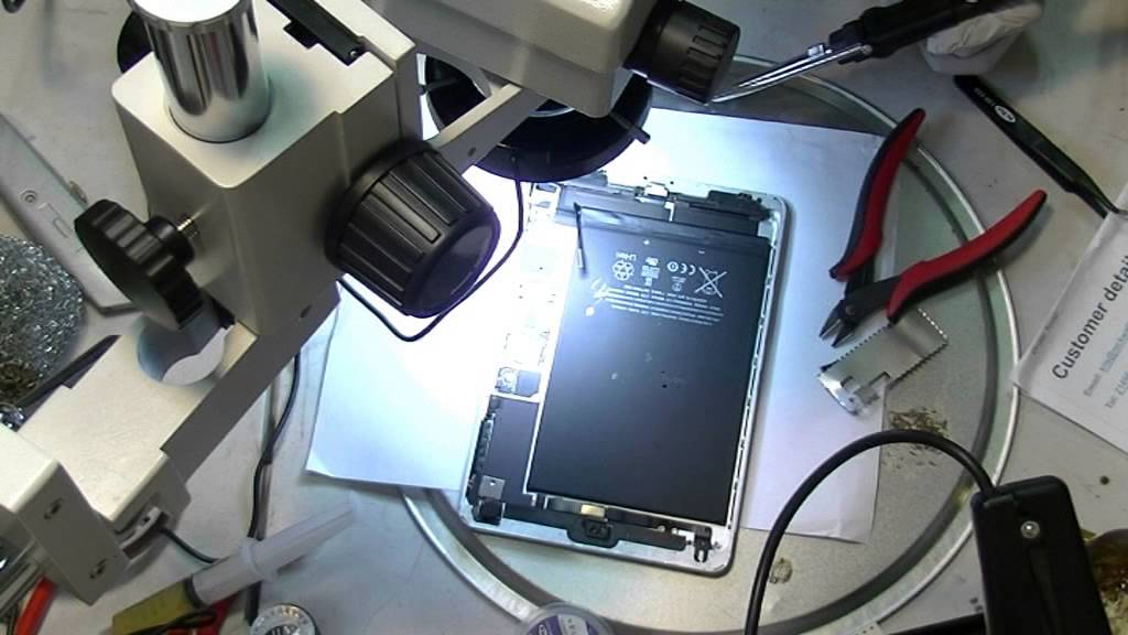 iPad mini Backlight repair Dim screen problem solution soldering with CyberDocLLC SMDRemoval kit
