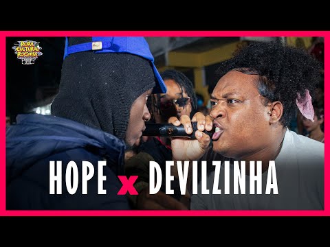 (FICOU PESSOAL 😱) HOPE x DEVILZINHA - 1ª FASE - 206ª EDIÇÃO - Roda Cultural da Rocinha