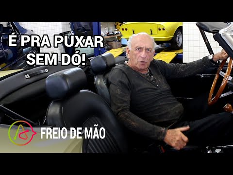 Nada de delicadeza: puxe o freio de mão com força!