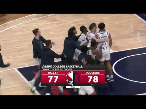 Jimmy Clark III INSANE Game Winner for Duquesne vs Ball State 12-03-22