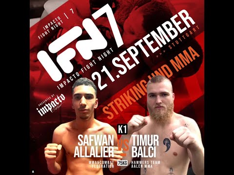 IFN 7 | KAMPF 5 | K1 | SAFWAN ALLALIER 🆚️ TIMUR BALCI | K1 | 21.09.2024