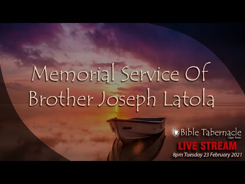 2021-0223PM - Memorial Service of Brother Joseph Latola