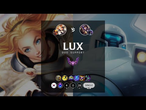 Lux Support vs Blitzcrank - KR Master Patch 12.20