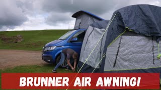 How to set up a Brunner air awning for CamperKing campervan rental customers