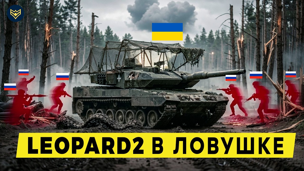 РОССИЯНЕ попали в LEOPARD2 11 РАЗ! Дроны РФ СПАЛИЛИ НЕМЕЦКИЙ ТАНК! Почему Leopard 2 ГОР