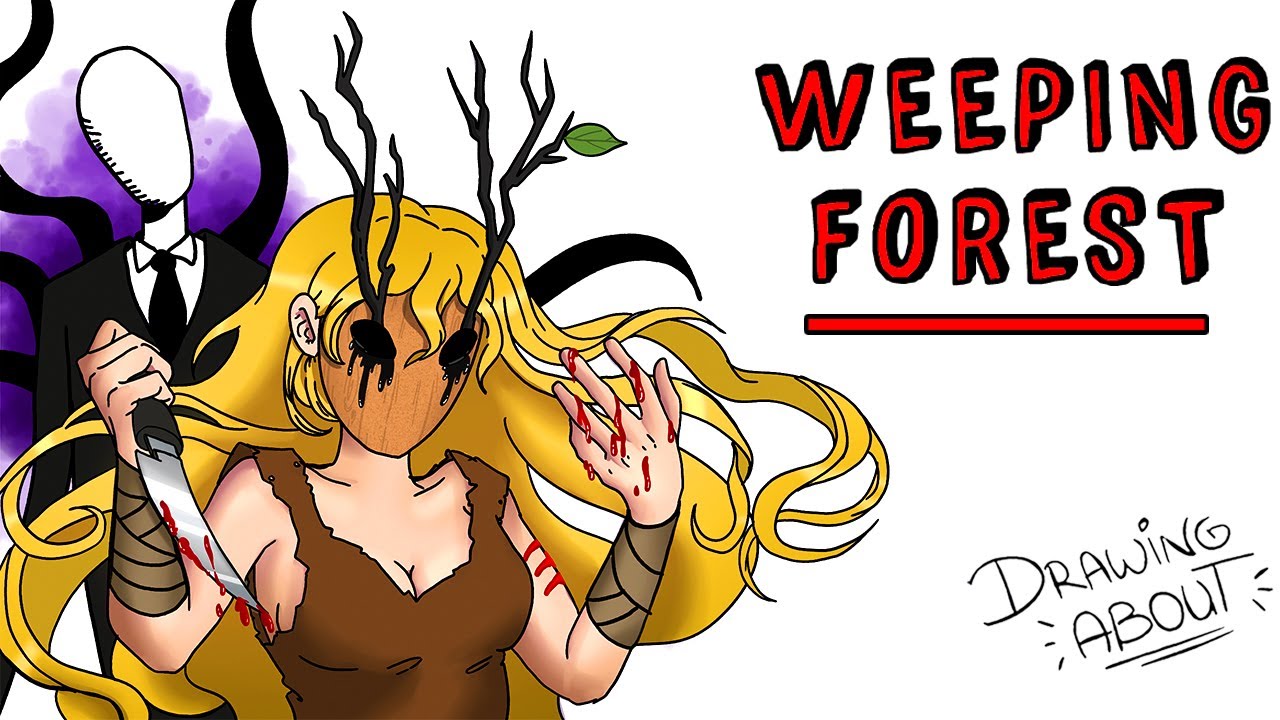 WEEPING FOREST 🔪 CREEPYPASTA | Draw My Life