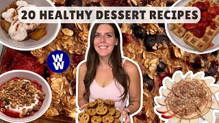 20 HEALTHY Dessert Recipes That Helped Me Lose 70 lbs | Quick & Easy Recipes | WeightWatchers Points