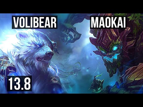 VOLIBEAR vs MAOKAI (JNG) | 9/2/4, 1.0M mastery | KR Diamond | 13.8