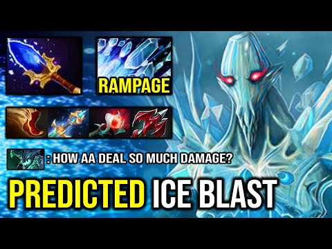 How to 100% Totally Destroy Mid OD 17 Min Rampage with Predicted Ice Blast AA Nobody Can Heal DotA 2