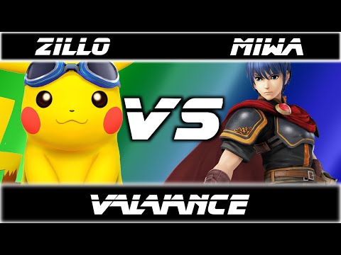 Valiance Δ - Zillo (Pikachu, Cloud) vs  Miwa (Marth, TL) - POOLS - Smash 4 - Wii U