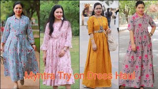 Myntra Dress haul| Affordable Myntra Haul|| Myntra midi &amp; Maxi dresses | Best Myntra Haul
