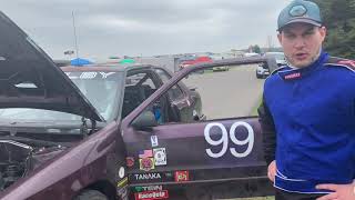 Competing in the 24 Hours of LeMons at Gingerman Raceway