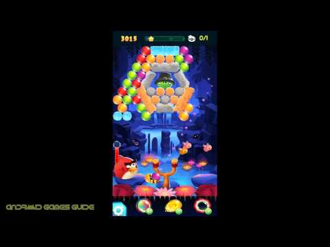 Angry Birds POP Bubble Shooter: Level 21: Walkthrough (3 STARS) HD