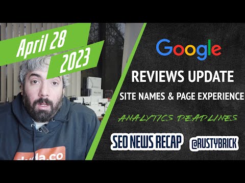 Resumen de video de noticias de búsqueda: actualización de reseñas de Google realizada, experiencia de página, correcciones de nombres de sitios, empresas de mensajes de texto de Google e ingresos publicitarios de Google/Microsoft