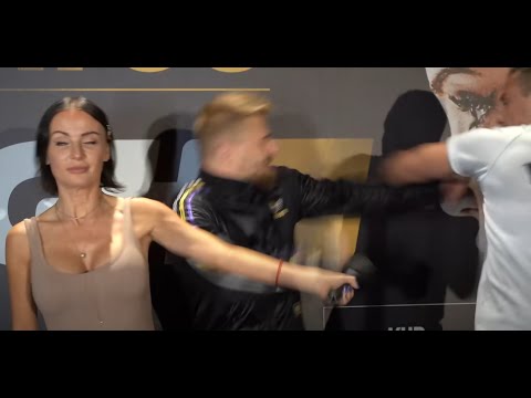 Slap Gone Wrong! Victim KOs attacker mid interview | Pro MMA fighter AMADEUSZ "FERRARI" ROSLIK